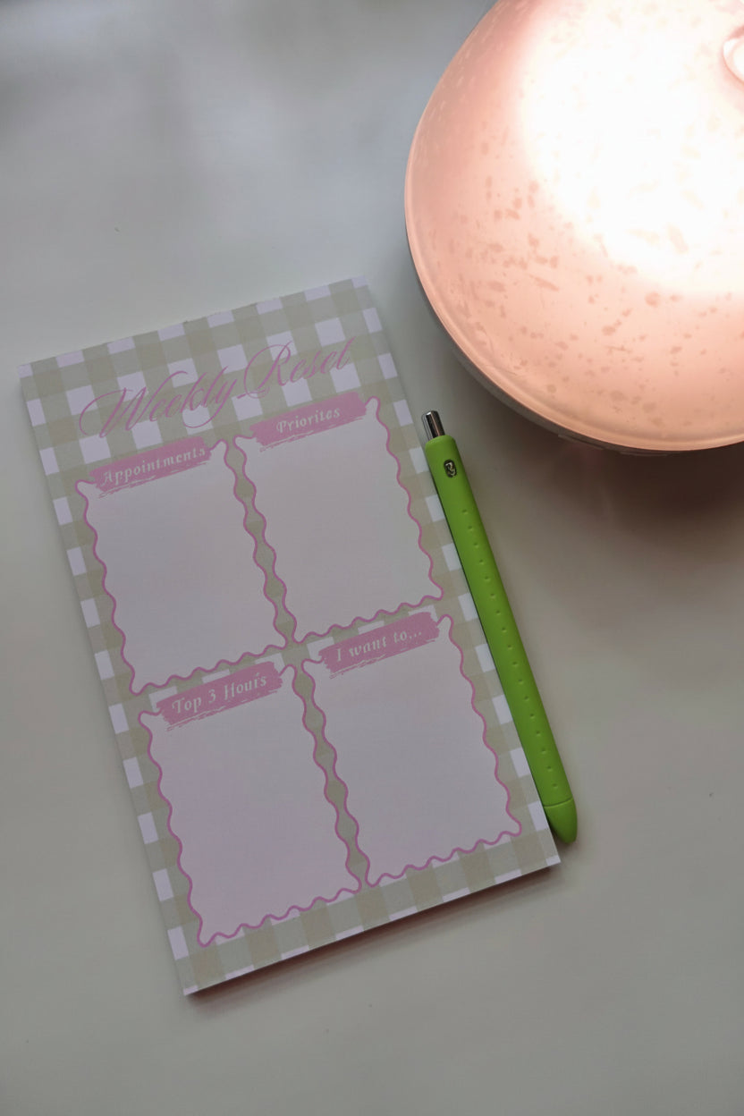 Weekly Reset Notepad