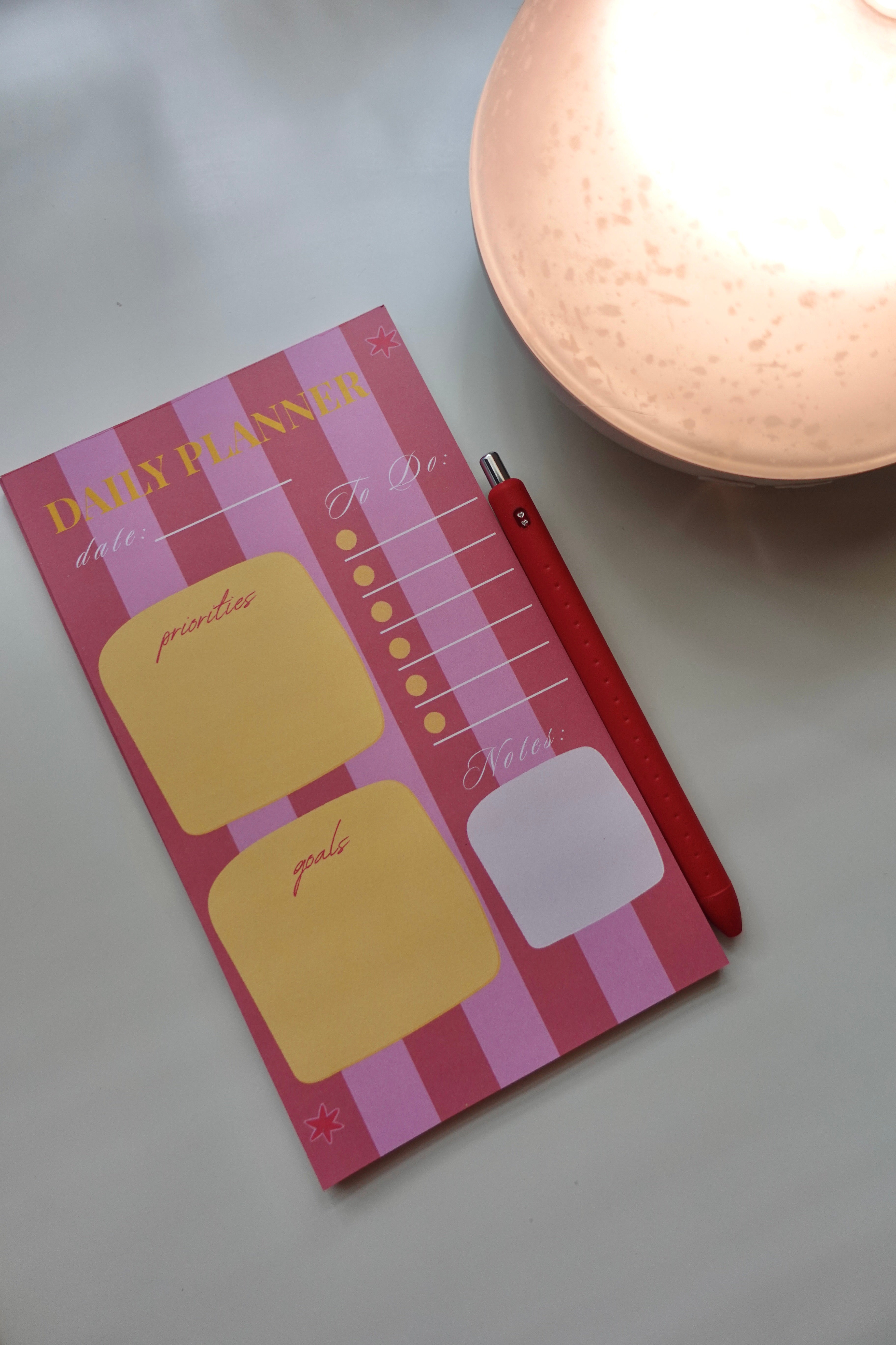 Daily Planner Notepad