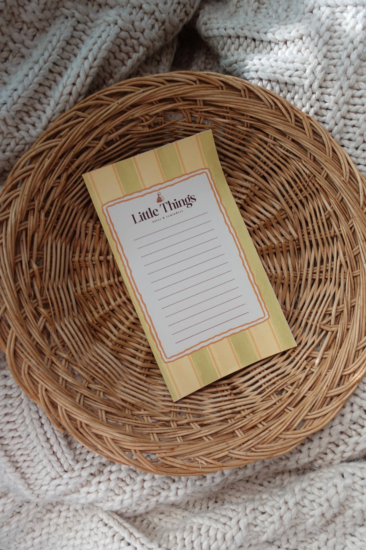 The Little Things Notepad