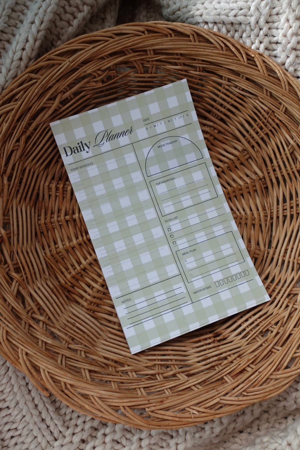 The Daily Rhythm Notepad