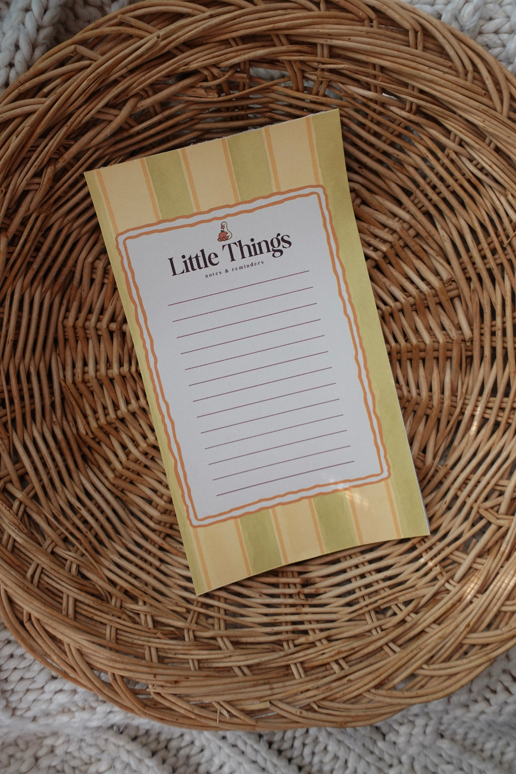 The Little Things Notepad