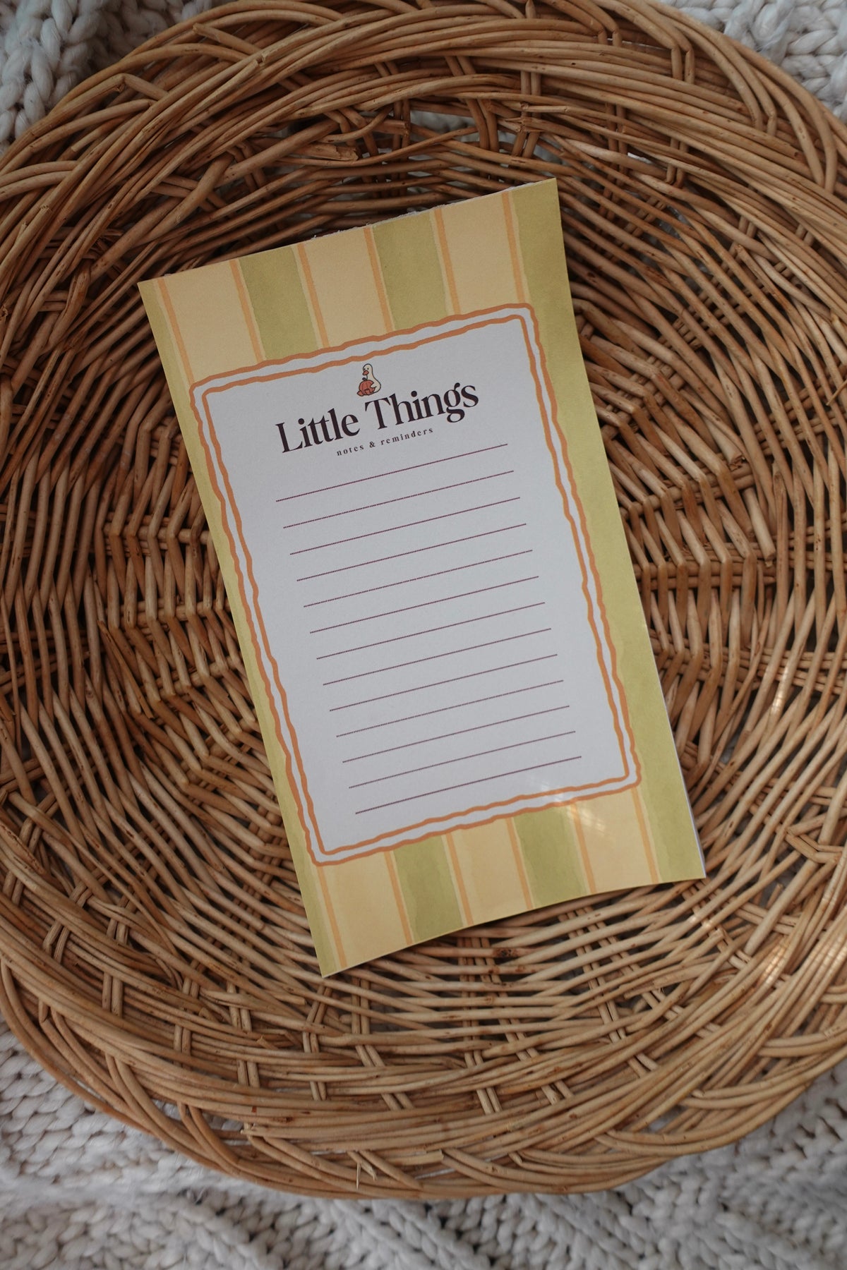 The Little Things Notepad